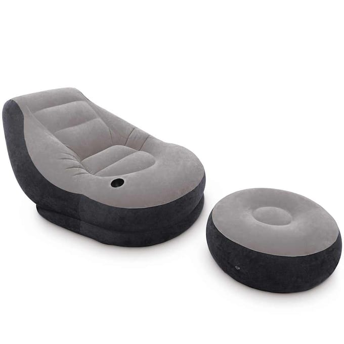 INTEX Opblaasstoel met poef Ultra Lounge Relax 68564NP