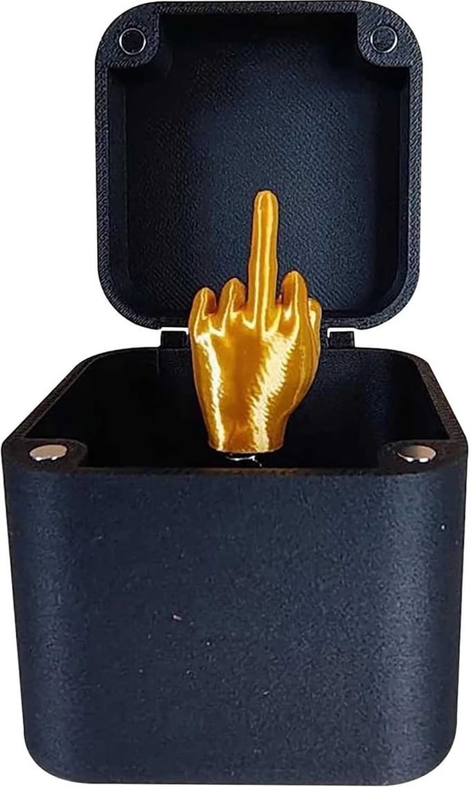 Cadeaubox PRANK Middelvinger - Grappig - Giftbox - Cadeau - Verjaardagskado - Kado - Feestdagen