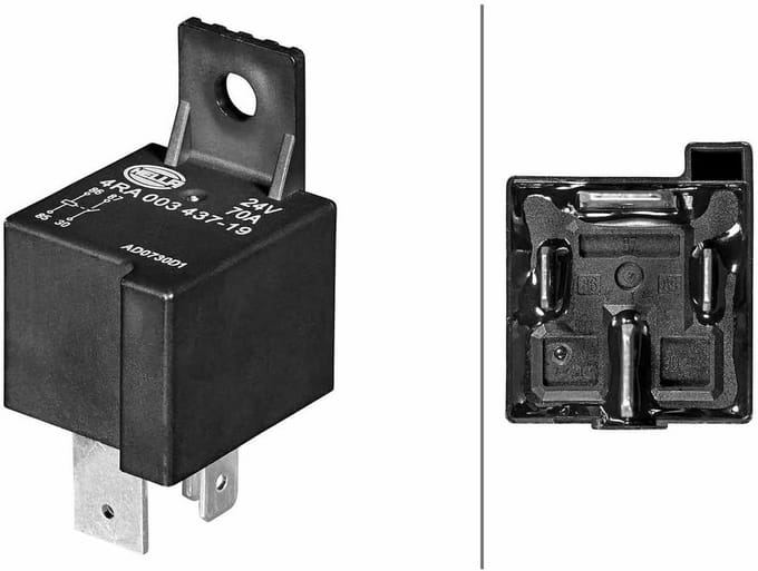 12V Relais 4-polig Sluiter voor Auto en Motor
