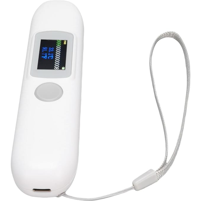 Huisdier Microchip Scanner Bluetooth Dieren Microchip Tag Lezer met 1,14 Inch Kleurenscherm voor Dierenbeheer white