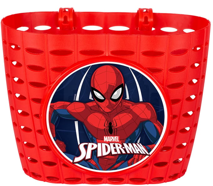 Marvel Spider-man Fietsmand Junior 20 Cm Rood