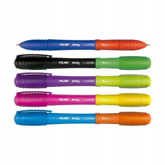 Milan Combi Duo Dubbele Pen - Blauw, 1,0 mm