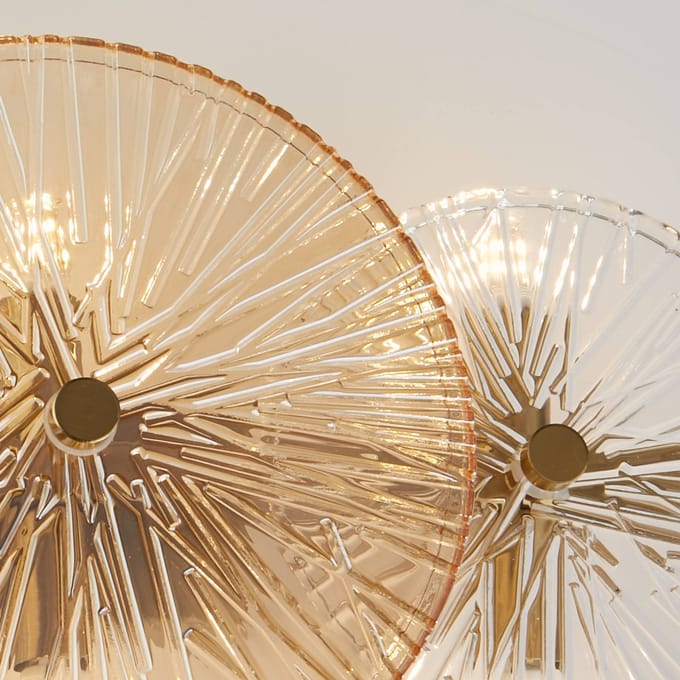 Searchlight Wagenwiel plafondlamp, 6-lamps