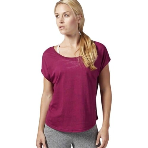 T-shirt Korte Mouw Reebok Sport El Burnout