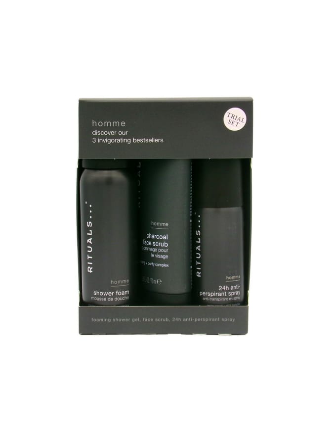 Rituals Homme Coffret Homme Mousse de Douche 50 + Déodorant 50 + Gommage Visage 70 (8719134185249)