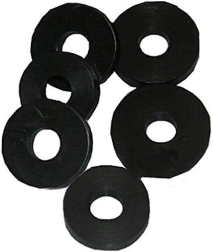 Sluitring Rubber - Kraanring Afdichting - Kraan Reparatie - Afgeschuinde Vorm - 13 cm Diameter - Effen