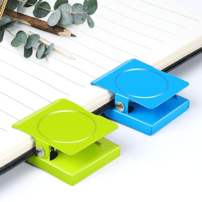 Clips magnétiques robustes 1/4/8 pièces - Clips magnets pour tableau blanc - Clips à aimant puissant pink