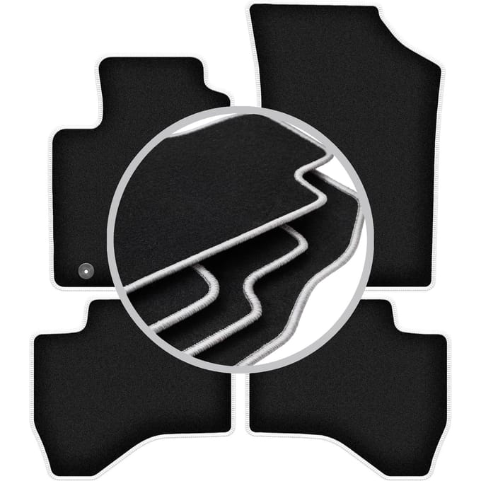 CARLUX-SILVER automatten voor: Citroen C1 II hatchback (2014-)