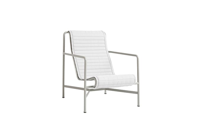 HAY - Zitkussen Palissade Lounge Chair High - grijs - grau