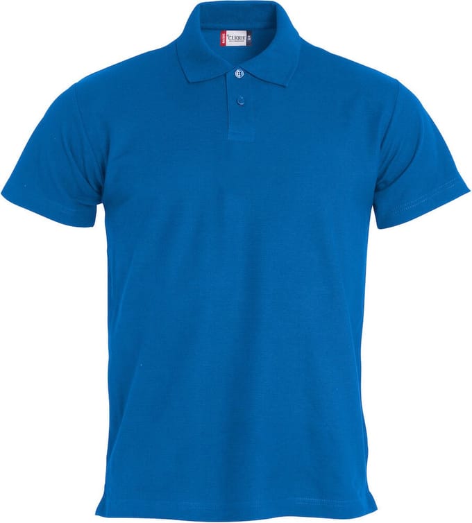 Clique Basic Polo S/S Junior 028232 - Kobalt - 90-100