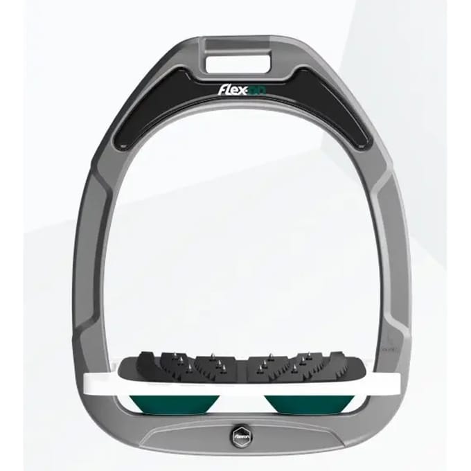 Gemonteerde Ultra Grip Aluminium/Wit/Groen Flex-On Green Composite