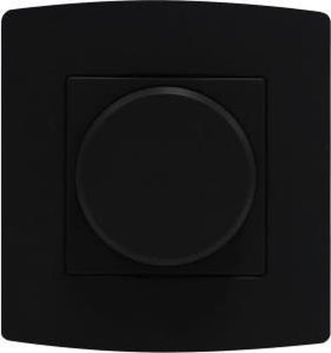 Dimmer voor verlichting 230V - 38638 - Zwart