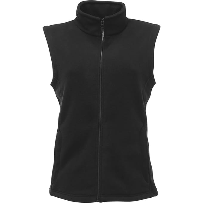 Regatta Vrouwen/dames 210 Series Microfleece Bodywarmer / Gilet (Zwart)