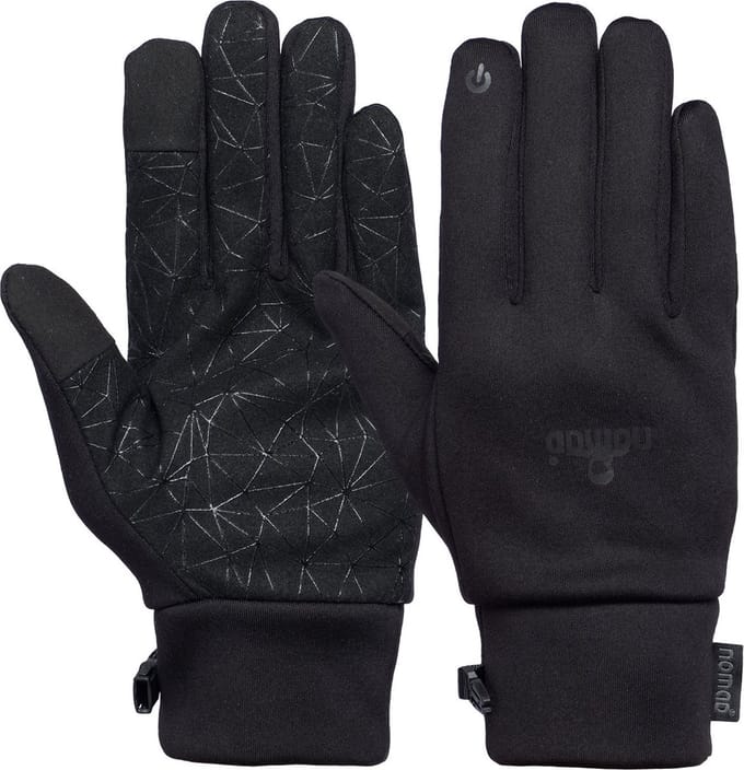 NOMAD® Softshell Handschoenen L | Heren & Dames | Warm en Flexibel | Anti-slipprint | Touch screen tip | Fleece Voering