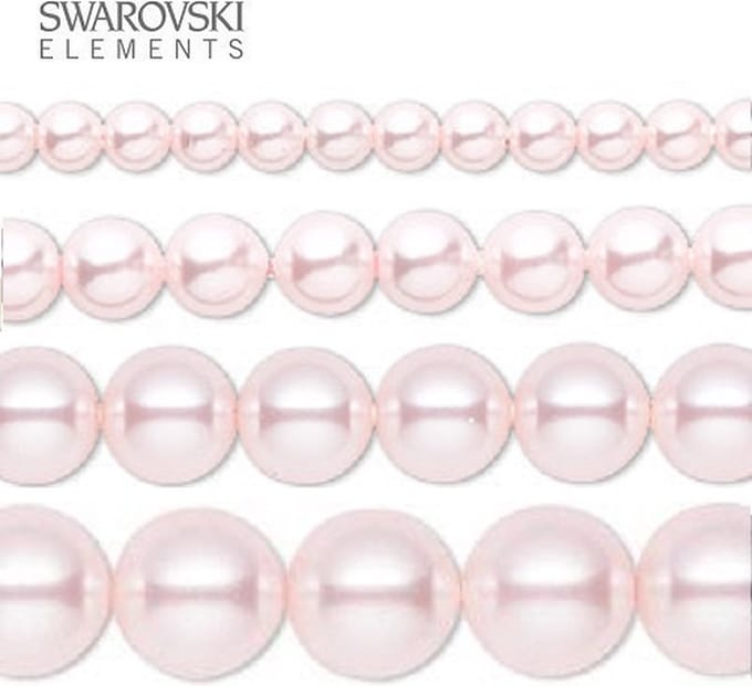 Swarovski Elements, 20 stuks Swarovski Parels, 10mm (20cm), ROSALINE, 5810