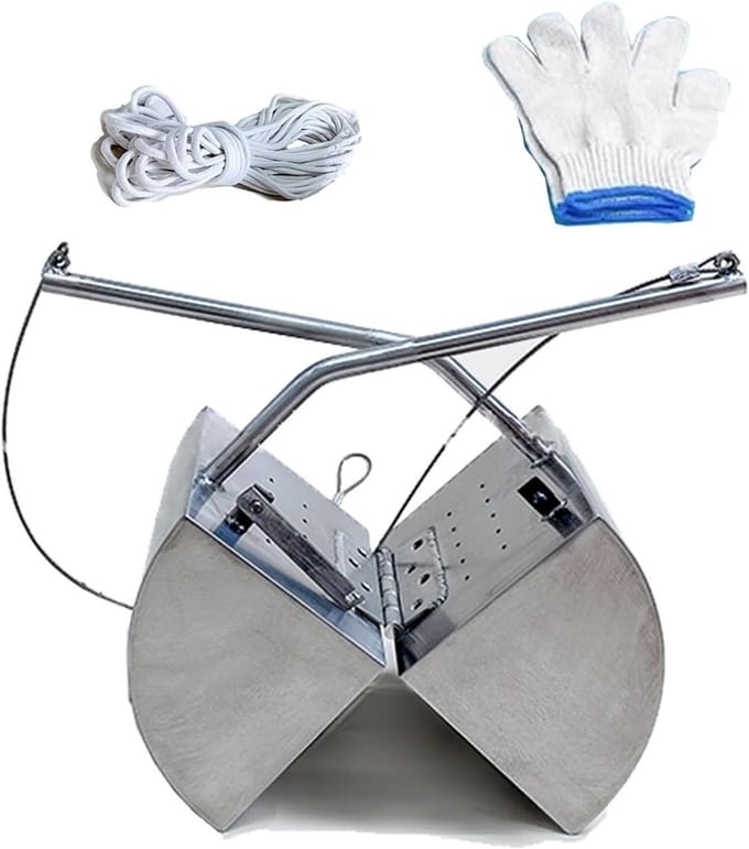 Bodem Sampler - Modder Grijper - Water Analyse - 304 RVS Constructie - 3L Capaciteit - Zilver