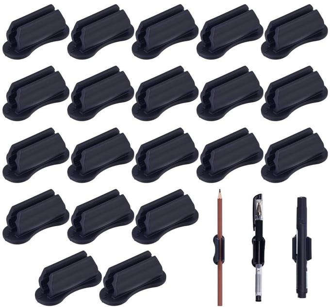 Dailygoods- Penhouder Zelfklevend - 20 Stuks - Dubbele Gaten