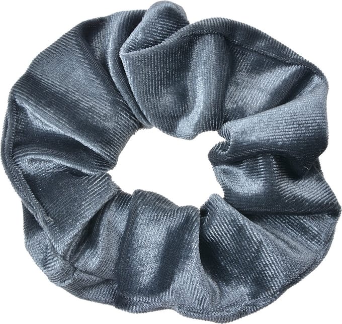 Clayre & Eef Haarelastiek Ø 10 cm Grijs Velours