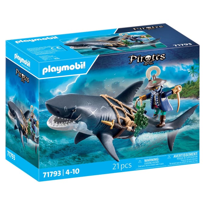 Piraten- en haaien simulatie spellen Playmobil