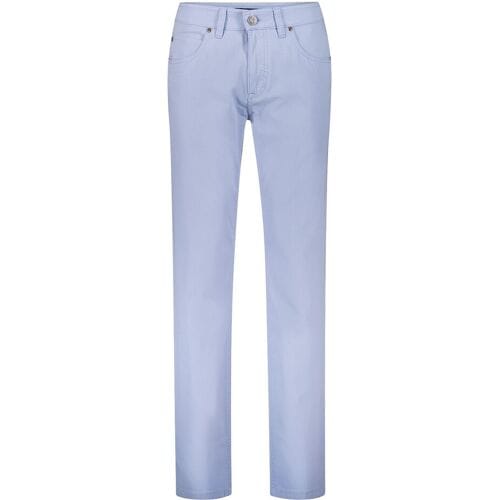 Gardeur Broek Bill Lightweight Comfort Stretch Cool Touch Summer Structure Midden Blauw / male