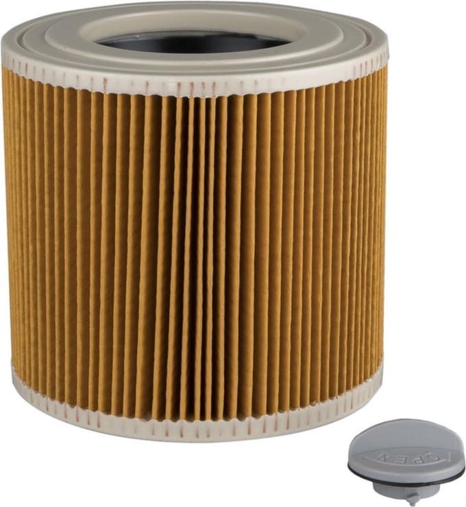 SQOON® Patroonfilter geschikt voor Karcher / Kärcher WD1, WD2, WD3 cilinder model - Model 6.414-552.0
