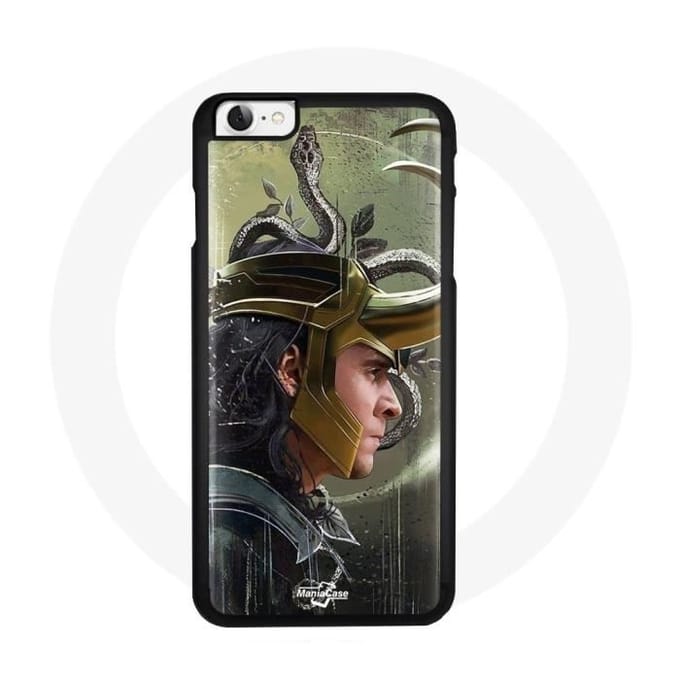 Coque pour Iphone 6 - Maniacase - Loki Thor Ragnarok - Souple - Noir - Mixte