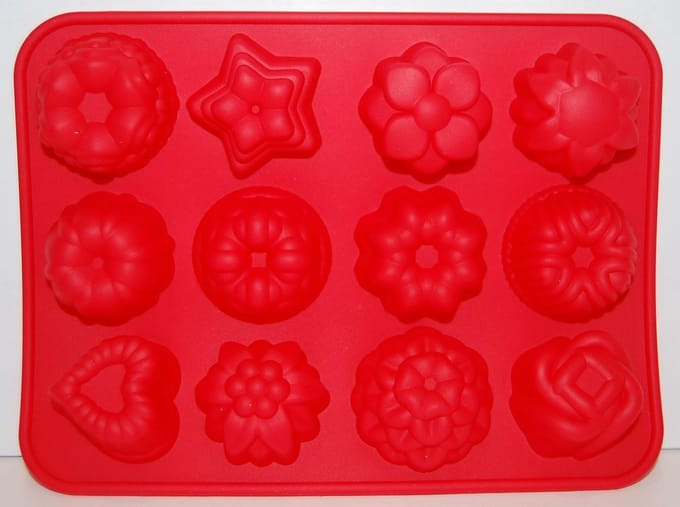 Silicone fruit bloem cake bak ijs vormen | Rood
