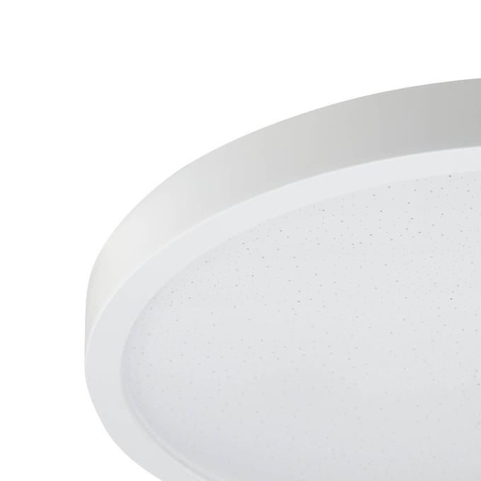 Brilliant LED plafondlamp Navara-Starry, wit, Ø 27,5 cm, 4.000 K