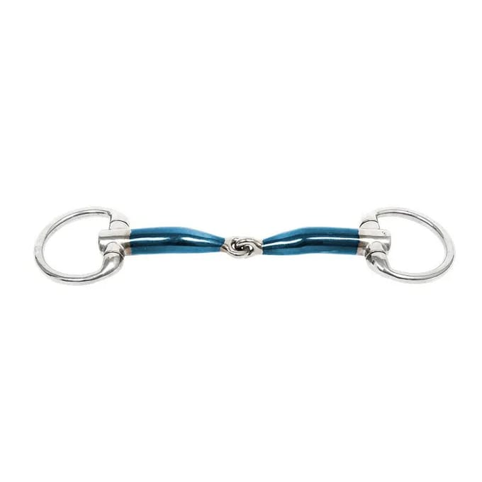Olijfbit voor paarden Trust Sweet Iron Eggbutt Bradoon Jointed 16