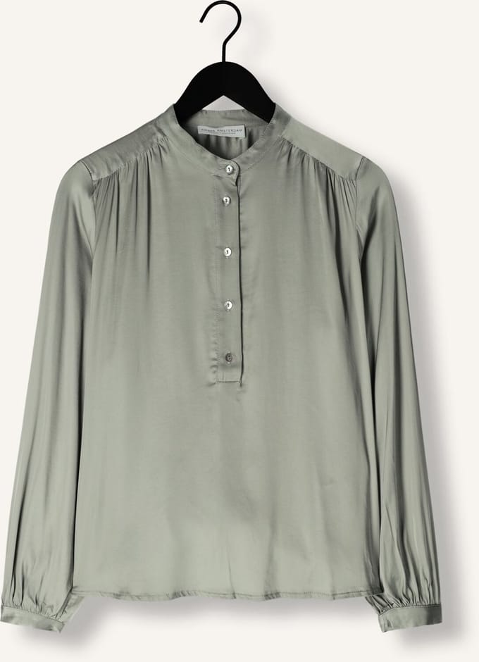 Amaya Amsterdam Jip Blouses Dames - Groen - Maat S