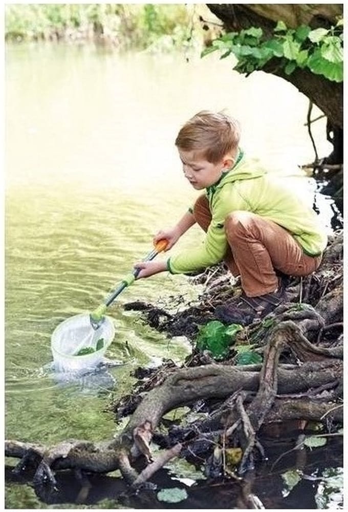 HABA Terra Kids - Schepnet 70 Cm Zwart/groen