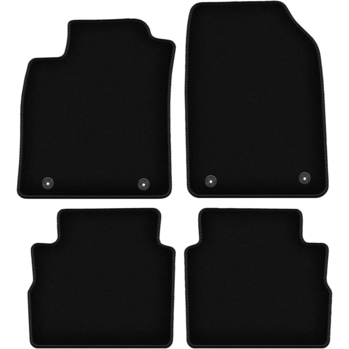BASIC zwarte veloursmatten voor: Opel Vectra C stationwagen (2003-2008)