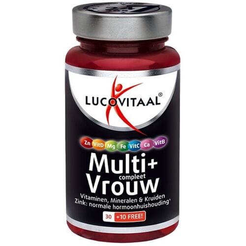 Lucovitaal Multivitamine Supplementen - Compleet Vrouw - 40 Tabletten