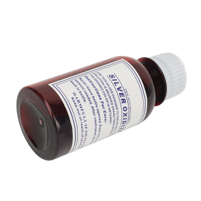 Solution oxydante pour argent, 100 ml, liquide oxydant pour bijoux rétro style vintage white