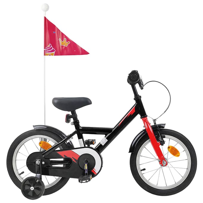 vidaXL - Kinderfiets - 12 - Inch - voor - 2-4 - jaar - oud - Zwart
