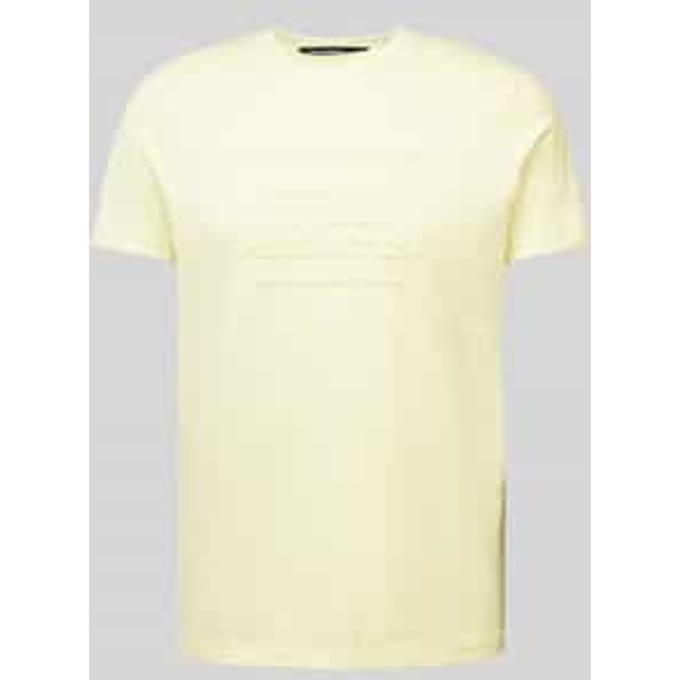 T-shirt met labeldetail