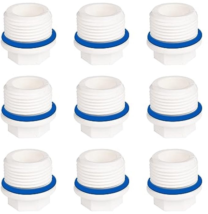 Sluitdop 3/4 inch - 9 stuks blindstoppen met afdichting voor waterleidingen