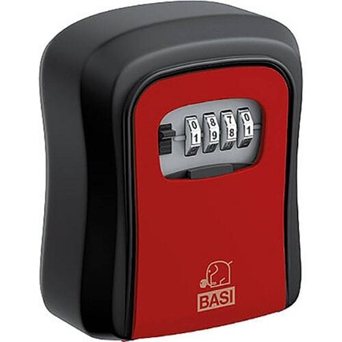 Basi 2101-0000-1114 SSZ 200 Sleutelkluis Cijferslot Zwart, Rood