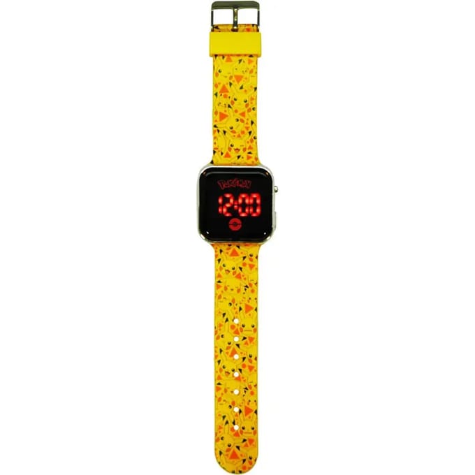 Pokémon - LED horloge - Pikachu - Geel - Kinderen