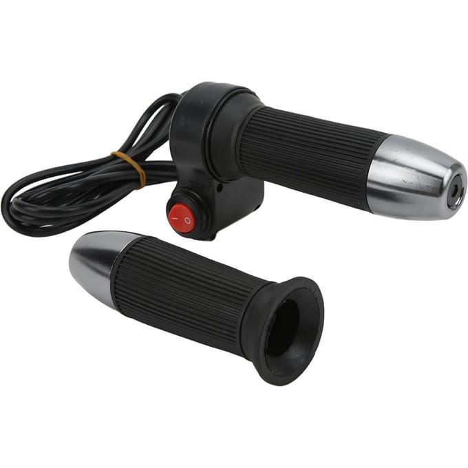 1 Paar set 12V‑99V Elektrische Fiets Gashendel Stuur Duurzaam Elektrische Fiets Gashendel Greep black