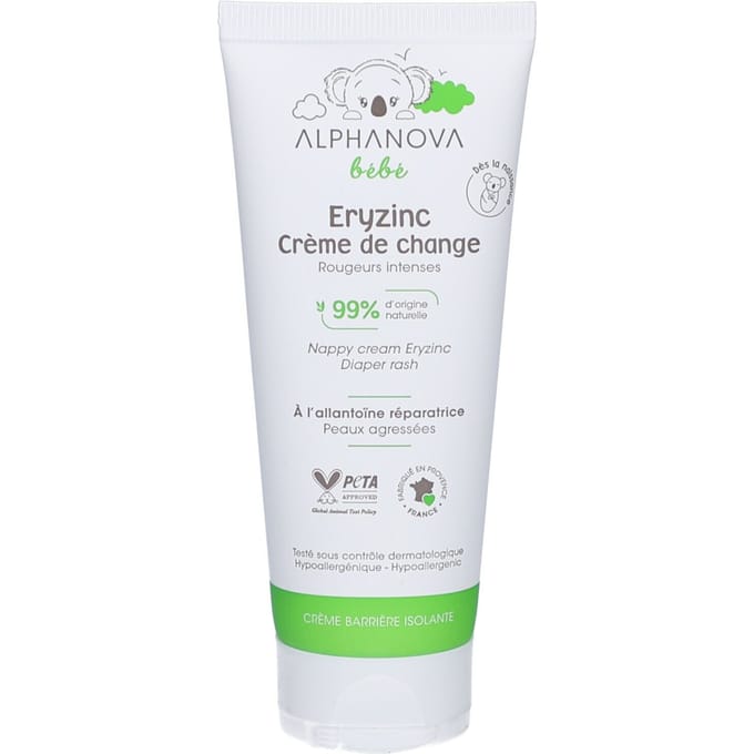 Alphanova Bébé - Luieruitslag Zalf & Billen Crème - 75 gram - Biologisch