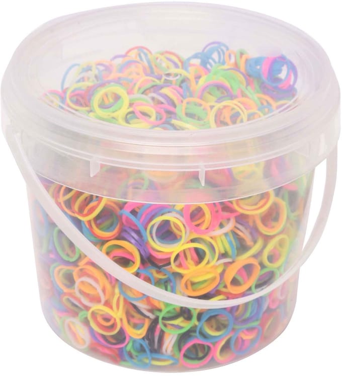 Colorations loombandjes speelgoedset - Super Loom Mega Pack 5000 stuks.