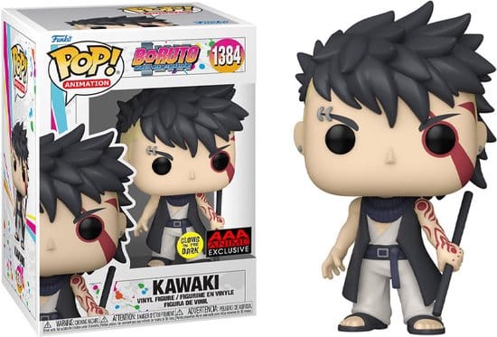 Funko Pop! Boruto Naruto Next Generations - Kawaki #1384 Glows in the Dark AAA Anime Exclusive