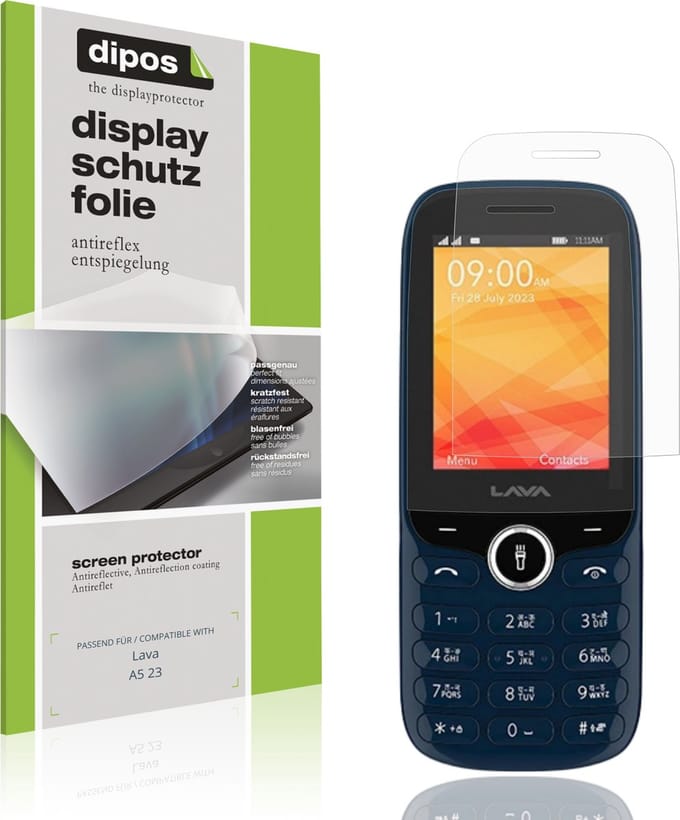 dipos – 4x Matte Beschermfolie geschikt voor Lava A5 23 | Krasbestendige & antireflecterende Screenprotector Ultra-Thin