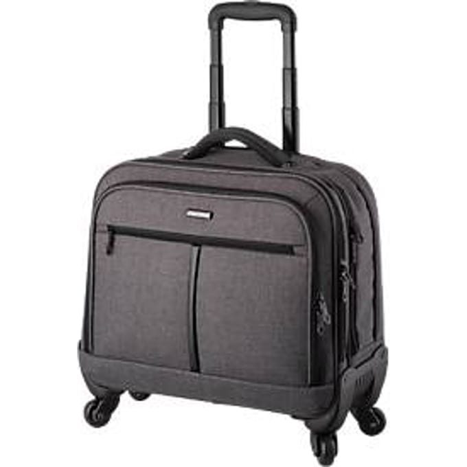 Lightpak business trolley - PHOENIX - polyester - grijs - JU-46133