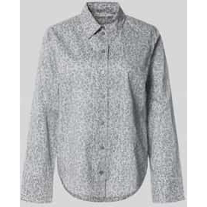 Regular Fit overhemdblouse van puur katoen