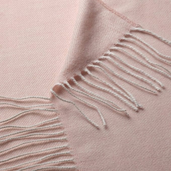 Zachte Plaid / Deken 160x120 cm - Roze Polyester