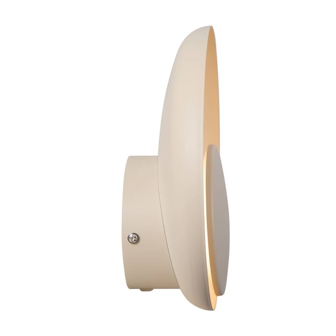 Nordlux LED wandlamp Marsi met kabel/stekker, beige
