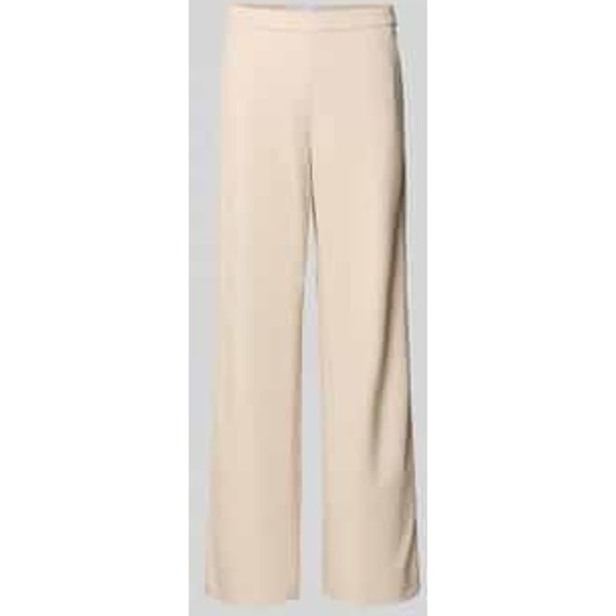 Wide leg stoffen broek met elastische band Model 'PALINA'