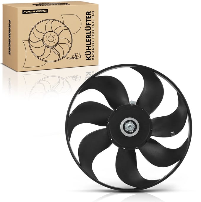 Frankberg 1x Motorradiator enkele ventilator